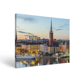 Холст прямоугольный с принтом Швеция в городе Новоалтайск, 100% ПВХ |  | europe | stockholm | sweden | европа | ес | каникулы | отпуск | стокгольм | туризм | швеция