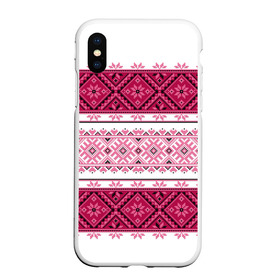 Чехол для iPhone XS Max матовый с принтом Вышивка 34 в городе Новоалтайск, Силикон | Область печати: задняя сторона чехла, без боковых панелей | Тематика изображения на принте: belarus | беларусь | вышивка