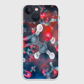 Чехол для iPhone 13 mini с принтом Малекула в городе Новоалтайск,  |  | вирус | клетка | макро | медицина | молекула