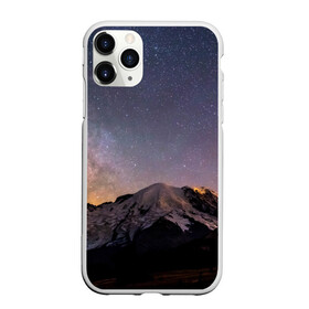 Чехол для iPhone 11 Pro Max матовый с принтом Звездное небо в городе Новоалтайск, Силикон |  | горы | звезды | космос | небо | ночь