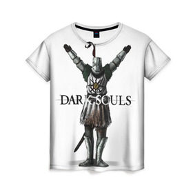 Женская футболка 3D с принтом Dark Souls 14 в городе Новоалтайск, 100% полиэфир ( синтетическое хлопкоподобное полотно) | прямой крой, круглый вырез горловины, длина до линии бедер | 