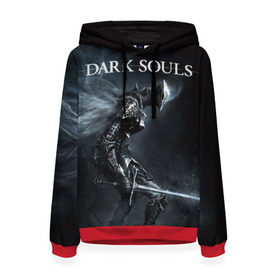 Женская толстовка 3D с принтом Dark Souls 15 в городе Новоалтайск, 100% полиэстер  | двухслойный капюшон со шнурком для регулировки, мягкие манжеты на рукавах и по низу толстовки, спереди карман-кенгуру с мягким внутренним слоем. | dark souls | praise the sun | you died | дарк соулс