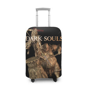 Чехол для чемодана 3D с принтом Dark Souls 22 в городе Новоалтайск, 86% полиэфир, 14% спандекс | двустороннее нанесение принта, прорези для ручек и колес | dark souls | praise the sun | you died | дарк соулс