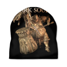 Шапка 3D с принтом Dark Souls 22 в городе Новоалтайск, 100% полиэстер | универсальный размер, печать по всей поверхности изделия | dark souls | praise the sun | you died | дарк соулс