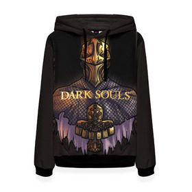 Женская толстовка 3D с принтом Dark Souls 29 в городе Новоалтайск, 100% полиэстер  | двухслойный капюшон со шнурком для регулировки, мягкие манжеты на рукавах и по низу толстовки, спереди карман-кенгуру с мягким внутренним слоем. | dark souls | praise the sun | you died | дарк соулс