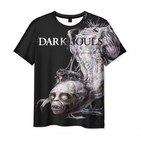 Мужская футболка 3D с принтом Dark Souls 31 в городе Новоалтайск, 100% полиэфир | прямой крой, круглый вырез горловины, длина до линии бедер | dark souls | praise the sun | you died | дарк соулс
