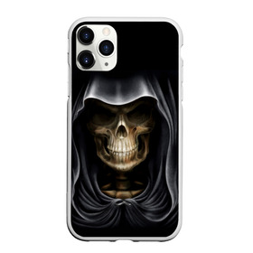 Чехол для iPhone 11 Pro матовый с принтом Скелет в капюшоне в городе Новоалтайск, Силикон |  | 
