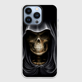 Чехол для iPhone 13 Pro с принтом Скелет в капюшоне в городе Новоалтайск,  |  | 