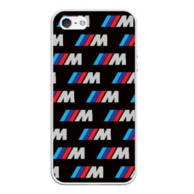 Чехол для iPhone 5/5S матовый с принтом BMW M в городе Новоалтайск, Силикон | Область печати: задняя сторона чехла, без боковых панелей | 5 | bmw | m | авто | бмв | м