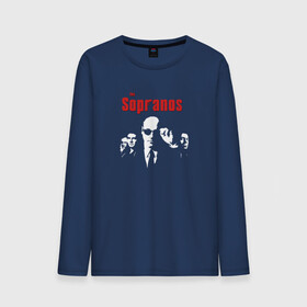 Мужской лонгслив хлопок с принтом the Sopranos (Клан Сопрано) в городе Новоалтайск, 100% хлопок |  | Тематика изображения на принте: the sopranos | клан сопрано | сопрано