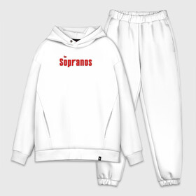 Мужской костюм хлопок OVERSIZE с принтом the Sopranos (Клан Сопрано) в городе Новоалтайск,  |  | Тематика изображения на принте: the sopranos | клан сопрано | сопрано