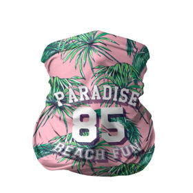 Бандана-труба 3D с принтом Paradise в городе Новоалтайск, 100% полиэстер, ткань с особыми свойствами — Activecool | плотность 150‒180 г/м2; хорошо тянется, но сохраняет форму | paradise