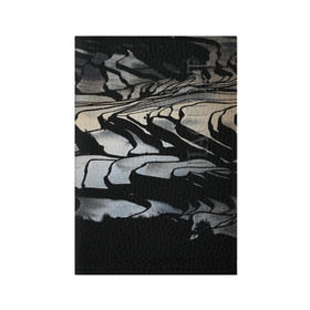 Обложка для паспорта матовая кожа с принтом Black Desert в городе Новоалтайск, натуральная матовая кожа | размер 19,3 х 13,7 см; прозрачные пластиковые крепления | black desert