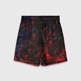 Детские спортивные шорты 3D с принтом Dota 2 в городе Новоалтайск,  100% полиэстер
 | пояс оформлен широкой мягкой резинкой, ткань тянется
 | Тематика изображения на принте: демон | дота | темные