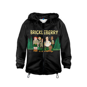 Детская ветровка 3D с принтом Brickleberry в городе Новоалтайск, 100% полиэстер | подол и капюшон оформлены резинкой с фиксаторами, по бокам два кармана без застежек, один потайной карман на груди | brickleberry