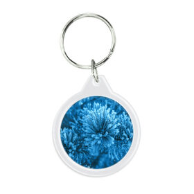 Брелок круглый с принтом Оледенение в городе Новоалтайск, пластик и полированная сталь | круглая форма, металлическое крепление в виде кольца | зима | иней | снег | снежный