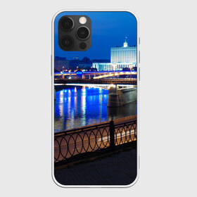 Чехол для iPhone 12 Pro Max с принтом Москва в городе Новоалтайск, Силикон |  | moscow | город | ночной | пейзаж