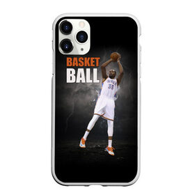 Чехол для iPhone 11 Pro Max матовый с принтом Basketball в городе Новоалтайск, Силикон |  | Тематика изображения на принте: nba | баскетбол | баскетболист | спорт