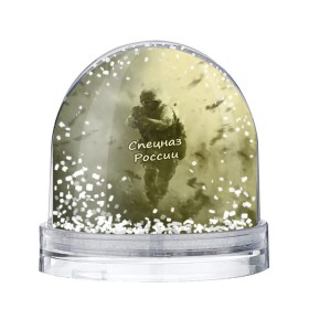 Водяной шар с принтом Спецназ России в городе Новоалтайск, Пластик | Изображение внутри шара печатается на глянцевой фотобумаге с двух сторон | армия | военный | офицер | россия | спецназ