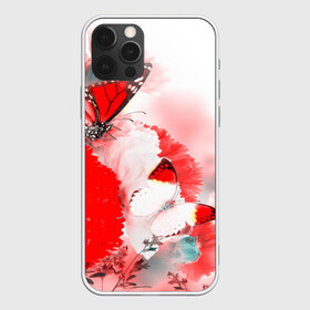 Чехол для iPhone 12 Pro Max Цветы: в городе Новоалтайск, Силикон | | бабочка | лепесток | природа | цветок | яркая