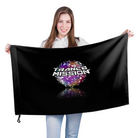 Флаг 3D с принтом Trancemission в городе Новоалтайск, 100% полиэстер | плотность ткани — 95 г/м2, размер — 67 х 109 см. Принт наносится с одной стороны | trancemission |   |  trance mission | транс миссия | трансмиссия