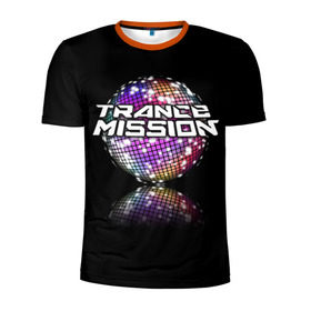 Мужская футболка 3D спортивная с принтом Trancemission в городе Новоалтайск, 100% полиэстер с улучшенными характеристиками | приталенный силуэт, круглая горловина, широкие плечи, сужается к линии бедра | trancemission |   |  trance mission | транс миссия | трансмиссия