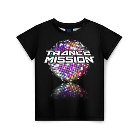 Детская футболка 3D с принтом Trancemission в городе Новоалтайск, 100% гипоаллергенный полиэфир | прямой крой, круглый вырез горловины, длина до линии бедер, чуть спущенное плечо, ткань немного тянется | Тематика изображения на принте: trancemission |   |  trance mission | транс миссия | трансмиссия