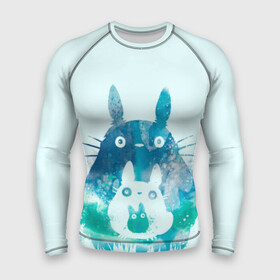 Мужской рашгард 3D с принтом Мой сосед Тоторо в городе Новоалтайск,  |  | anime | totoro | аниме | анимешник | анимешники | кавай | мой сосед тоторо | тоторо