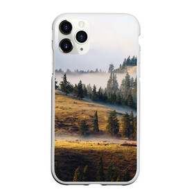 Чехол для iPhone 11 Pro матовый с принтом Туман в горах в городе Новоалтайск, Силикон |  | пейзаж