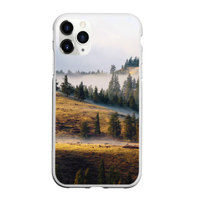 Чехол для iPhone 11 Pro Max матовый с принтом Туман в горах в городе Новоалтайск, Силикон |  | Тематика изображения на принте: пейзаж