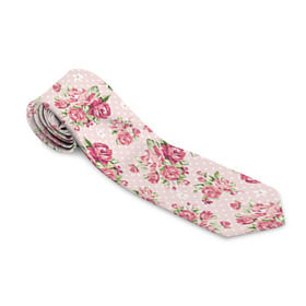 Галстук 3D с принтом Fashion sweet flower в городе Новоалтайск, 100% полиэстер | Длина 148 см; Плотность 150-180 г/м2 | паттерны | розовый | розы | узор