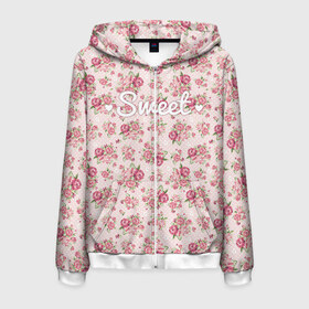 Мужская толстовка 3D на молнии с принтом Fashion sweet flower 2 в городе Новоалтайск, 100% полиэстер | длина до линии бедра, манжеты и пояс оформлены мягкой тканевой резинкой, двухслойный капюшон со шнурком для регулировки, спереди молния, по бокам два кармана | flower | strowberry | summer | trend | клубника | клубничка | лето | попробуй меня | популярное | съешь меня | тренд | хит | цветочки | цветы
