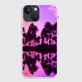 Чехол для iPhone 13 mini с принтом Hawaii dream в городе Новоалтайск,  |  | гавайи | закат | пляж