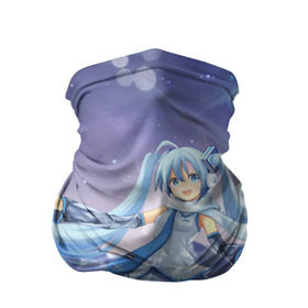 Бандана-труба 3D с принтом Hatsune Miku в городе Новоалтайск, 100% полиэстер, ткань с особыми свойствами — Activecool | плотность 150‒180 г/м2; хорошо тянется, но сохраняет форму | Тематика изображения на принте: anime. аниме | hatsune miku | vocaloid | арт | вокалоид | девушка | мику