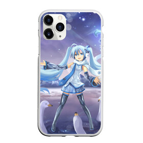 Чехол для iPhone 11 Pro Max матовый с принтом Hatsune Miku в городе Новоалтайск, Силикон |  | Тематика изображения на принте: anime. аниме | hatsune miku | vocaloid | арт | вокалоид | девушка | мику