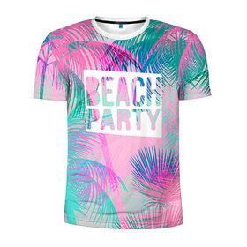 Мужская футболка 3D спортивная с принтом Beach Party 2 в городе Новоалтайск, 100% полиэстер с улучшенными характеристиками | приталенный силуэт, круглая горловина, широкие плечи, сужается к линии бедра | beach | party | summer | swag | trend | вечеринка | лето | популярное | сваг | свег | тренд | хит