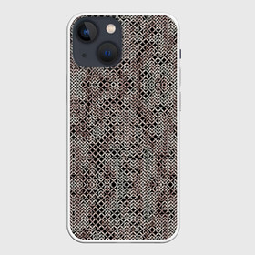 Чехол для iPhone 13 mini с принтом Кольчуга в городе Новоалтайск,  |  | броня | железо | металл | текстура