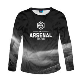 Женский лонгслив 3D с принтом Arsenal FC в городе Новоалтайск, 100% полиэстер | длинные рукава, круглый вырез горловины, полуприлегающий силуэт | арсенал
