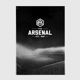 Постер с принтом Arsenal FC в городе Новоалтайск, 100% бумага
 | бумага, плотность 150 мг. Матовая, но за счет высокого коэффициента гладкости имеет небольшой блеск и дает на свету блики, но в отличии от глянцевой бумаги не покрыта лаком | арсенал