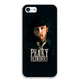 Чехол для iPhone 5/5S матовый с принтом Peaky Blinders 1 в городе Новоалтайск, Силикон | Область печати: задняя сторона чехла, без боковых панелей | peaky blinders | козырьки | козырьки сериал | острые козырьки | томас шелби
