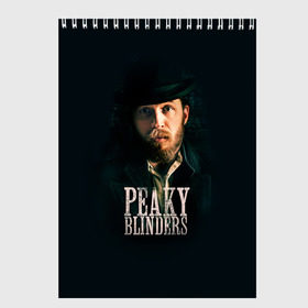 Скетчбук с принтом Peaky Blinders 1 в городе Новоалтайск, 100% бумага
 | 48 листов, плотность листов — 100 г/м2, плотность картонной обложки — 250 г/м2. Листы скреплены сверху удобной пружинной спиралью | Тематика изображения на принте: peaky blinders | козырьки | козырьки сериал | острые козырьки | томас шелби