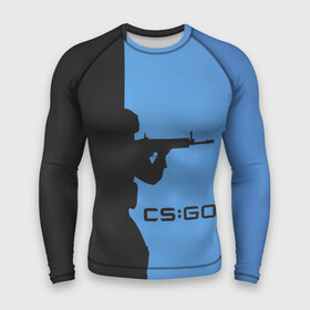Мужской рашгард 3D с принтом CS:GO Силуэт в городе Новоалтайск,  |  | cs | cs go | csgo | go | го | контр страйк | контра | кс | кс го | ксго | спецназ | террористы