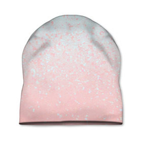 Шапка 3D с принтом Pink Blue Gradient в городе Новоалтайск, 100% полиэстер | универсальный размер, печать по всей поверхности изделия | blu | gradient | pink | голубое | градиент | розовое