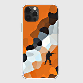 Чехол для iPhone 12 Pro Max с принтом CS GO Asiimov camouflage в городе Новоалтайск, Силикон |  | Тематика изображения на принте: counter strike | камуфляж