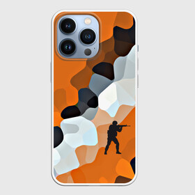 Чехол для iPhone 13 Pro с принтом CS GO Asiimov camouflage в городе Новоалтайск,  |  | Тематика изображения на принте: counter strike | камуфляж