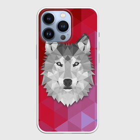 Чехол для iPhone 13 Pro с принтом Полигональный волк в городе Новоалтайск,  |  | Тематика изображения на принте: волк | полигоны
