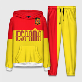 Женский костюм 3D (с толстовкой) с принтом Сборная Испании по футболу в городе Новоалтайск,  |  | испания