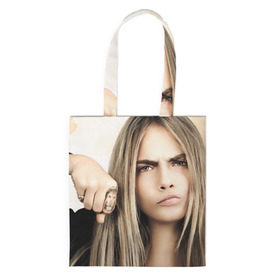 Сумка 3D повседневная с принтом Cara Delevingne в городе Новоалтайск, 100% полиэстер | Плотность: 200 г/м2; Размер: 34×35 см; Высота лямок: 30 см | actress | angry | body art | british top model | cara delevingne | emotion | актриса | боди арт | британская топ модель | делевинь | кара | сердитая | эмоция