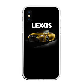 Чехол для iPhone XS Max матовый Lexus: в городе Новоалтайск, Силикон | Область печати: задняя сторона чехла, без боковых панелей | lexus | авто | автомобиль | лексус | машина