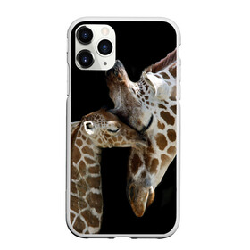 Чехол для iPhone 11 Pro Max матовый с принтом Жирафы в городе Новоалтайск, Силикон |  | Тематика изображения на принте: africa | animals | baby | child | family | giraffes | head | mother | африка | головы | животные | жирафы | любовь | малыш | мама | ребенок | семья